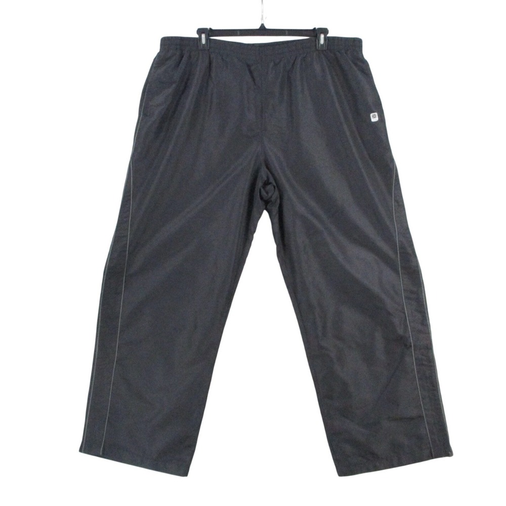 Old‎ Navy ON94 Mens XXL Black Track Pants Mesh Side Panel Athletic Windbreaker